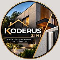Justas Koderus 2in1 fasado apdaila – kokybiškas montavimas