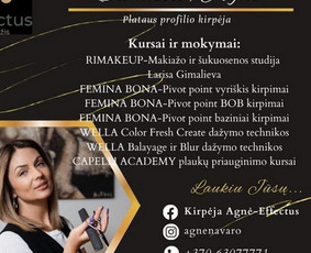 Kirpėja-stilistė - Grožio salonai Grožio salonai - Kirpėja-stilistė