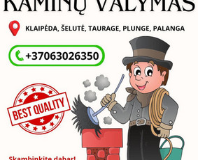 Kaminų valymas - Ventiliacijos sistemų remontas Ventiliacijos sistemų remontas - Kaminų valymas