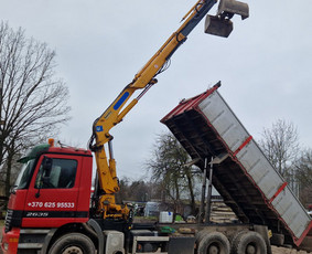 Statybinės technikos nuoma - Fiskaro savivarčio paslaugos