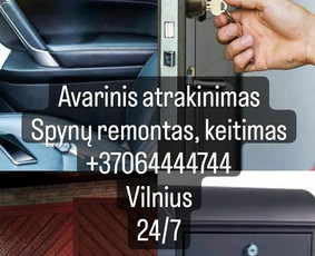 Avarinis atrakinimas - Avarinis automobilių ir būsto atrakinimas, spynų keitimas, r