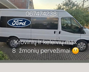 Transportas - Vežame krovinius keleivius iki 8 žmonių.