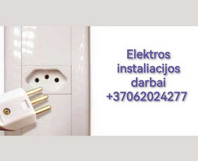 Elektrikai, elektros darbai - Elektrikas, elektros instaliacijos darbai