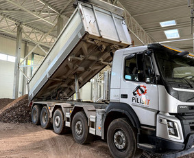 Žemės kasimas, lyginimas - Skalda smėlis žvyras su pristatymu