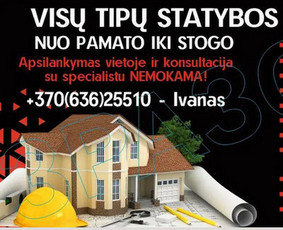 Sniego gaudyklės montavimas - Строэмо дома криші забор бетоні робот і много другоє