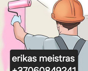 Vidaus apdailos darbai - Dažytojas ir meistras į namus