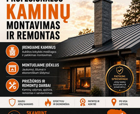 Statybos darbai - Kaminu Montavimas