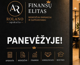 Buhalterinės apskaitos paslaugos - Jūsų finansų tvarka &ndash; mūsų prioritetas