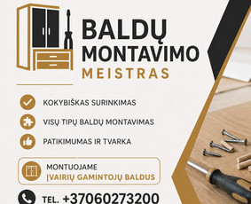 Spintų gamyba - Baldų Montavimas, Gamyba, Remontas