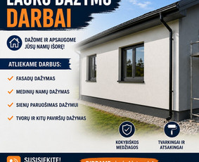 Smėliavimas, dažymas - Atlieku įvairius vidaus ir lauko darbus