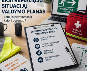 Paslaugos verslui - Aspį Ekstremaliųjų situacijų valdymo planų rengimas