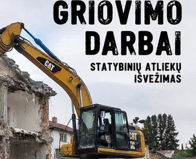 Grindų demontavimas -  Griovimo Darbai + Statybinių Atliekų I&scaron;vežimas