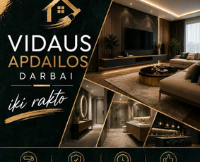 Sienų dažymas - Vidaus apdailos darbai