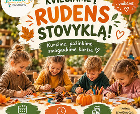 Stovyklos vaikams - Rudens vaikų stovykla