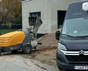Betonavimo darbai, betonavimas - Grindų betonavimas ir visi paruo&scaron;iamieji darbai