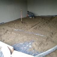 Grindų betonavimas - 52m2