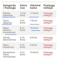 Ieškau gerų meistrų vidaus apdailos darbamas
