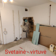 Apdailos darbai 43,5 m2 bute
