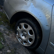 Audi a4 po eismo įvykio