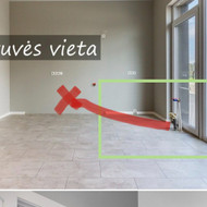 Santechnikos taško perkėlimas