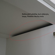 Reikia panaikinti keletą baldo broko
