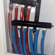 Santechnika - grindų šildymo kolektorius