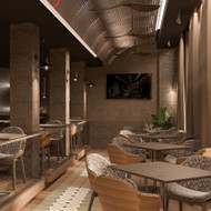 Dekoratyvinis metalinis tinklas, lubos