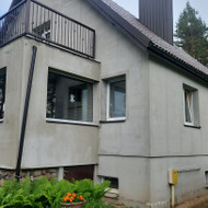 Fasado dekoras 400m2 ir pakalimai