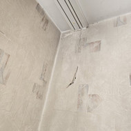 Sienų remontas po liūties