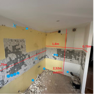 Virtuvės sienų darbai