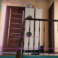 Reikalingas meistras pritaisyti metalinį vamzdį palubėje