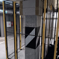 Sandėliukų grotelių apsiuvimas