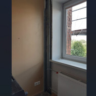 Gipskartonio defektų užtaisymas