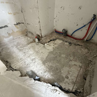 Betonavimo darbai, nuolydžiu formavimas link trapo