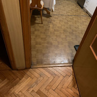 Grindų parketo restauracija ir dalis naujo