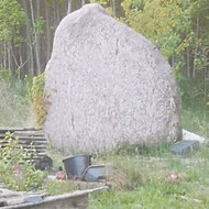 Lauko židinys iš akmens