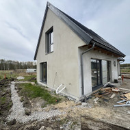 Trinkelių klojimas 65 m2, žemės formavimas 165 m2