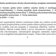 Elektrotechninės dalies projektavimas