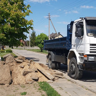 Betono su žemele be šiukšių išvežimas
