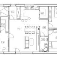 Gipso kartono lubų montavimas, 110m2
