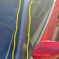 Kelių auto detalių apklijavimas spalvine plėvele