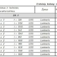Erdvinės metalo kolonos - metalo konstrukcijos