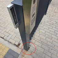 Vėliavos laikiklio tvirtinimas, vartų tvirtinimas