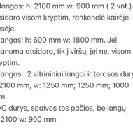 Domintų langų kainų pasiūlimai ir terminai