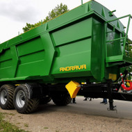Puspriekabė - žemės ūkio technika pervežimas