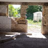 Sąramos betonavimas, statybų darbai