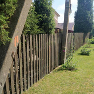 Pastatyti segmentinę tvorą ir išmontuoti seną