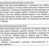 Kondicionieriu montavimas