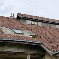 Reikia perdengti galinę namo stogo pusę