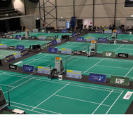 Kauno sporto Halės įrengimas badmintono varžyboms
